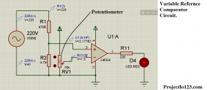 Comparator with Variable Reference Voltage,Comparator circuit