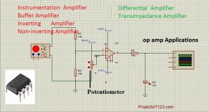 op amp Applications,op amp types,non inverting summing amplifier,non inverting amplifier