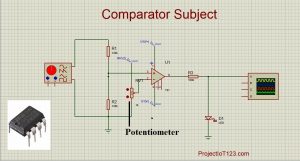 op amp as a comparator,comparator applications,comparator circuit design,comparator circuit using ic 741
