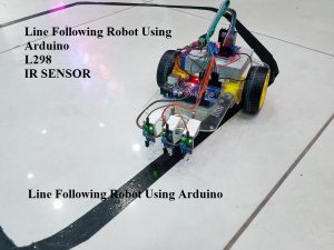 Line Following Robot Using Arduino,Line Following Robot L298,Line Following Robot Using Arduino IR SENSOR