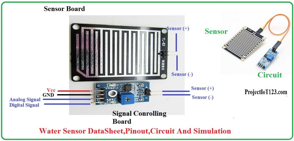Water Sensor DataSheet And Pinout,water sensor circuit