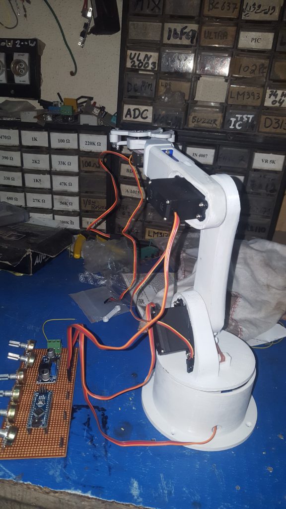 robotic arm arduino nano,Simple Mechanical Engineering Projects