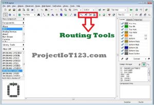 Routing Tools in Diptrace,pcb design software diptrace 
