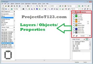Layers / Objects / Options,pcb design software diptrace tutorial 