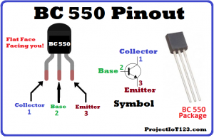 BC550 Pinout,BC550 