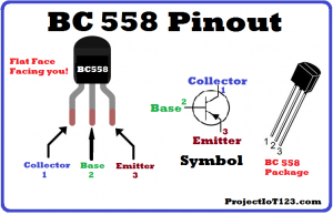 BC558 Pinout