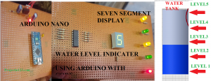 Water Level Indicator With Arduino,circuit diagram using uln2003
