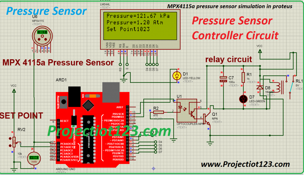 mpx4115a pressure sensor ,circuit arduino ,pressure sensor specification,pressure sensor pinout