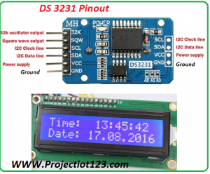 ds3231 pinout,DS3231  Pin Configuration,DS3231 Circuit Design