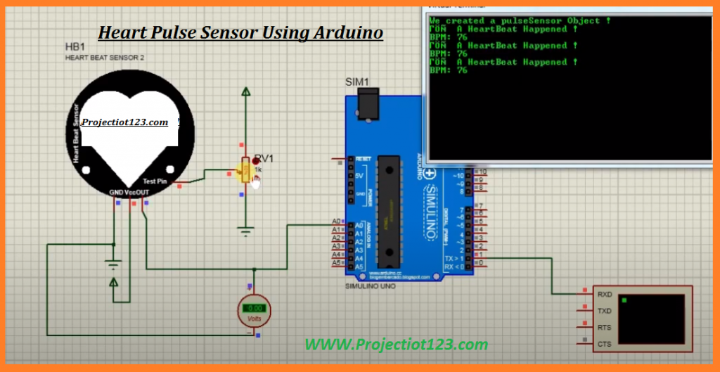 pulse sensor arduino code ,bpm arduino proteus library,pulse sensor proteus library