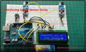 lm393 ir sensor circuit Arduino proteus simulation 2