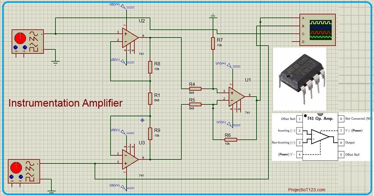 Operational Amplifier as the Instrumentation Amplifier