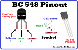 BC548 Pinout