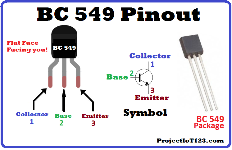 BC549 Pinout