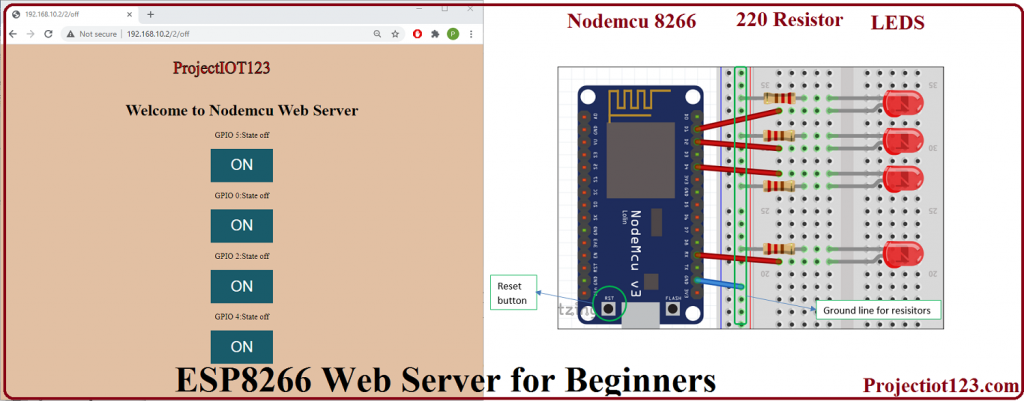 ESP8266 Web Server for Beginners