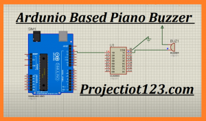 Arduino based Piano using piezo