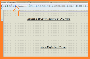 UC3843 pinout Features library Proteus