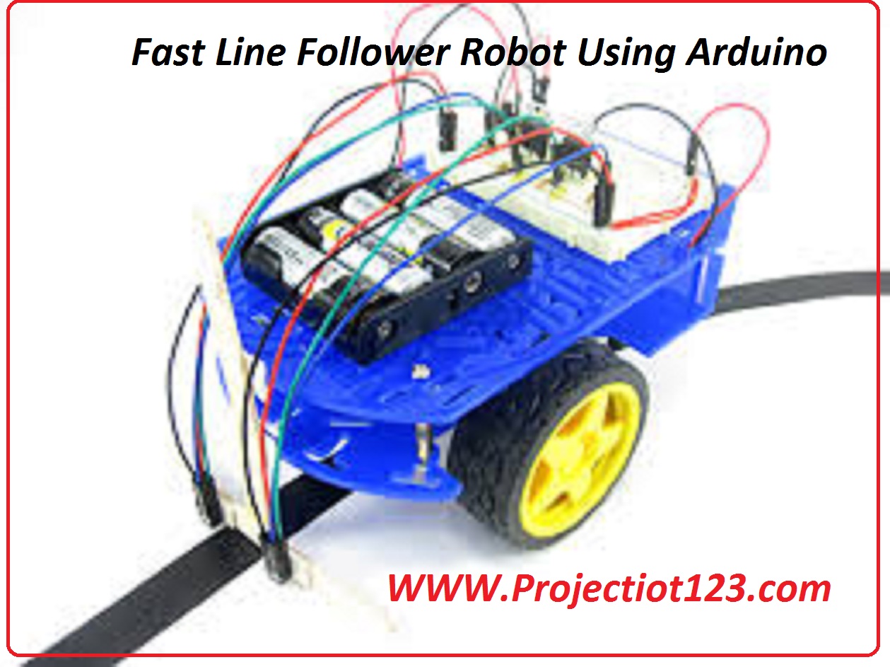 Fast Line Follower Robot Using Arduino