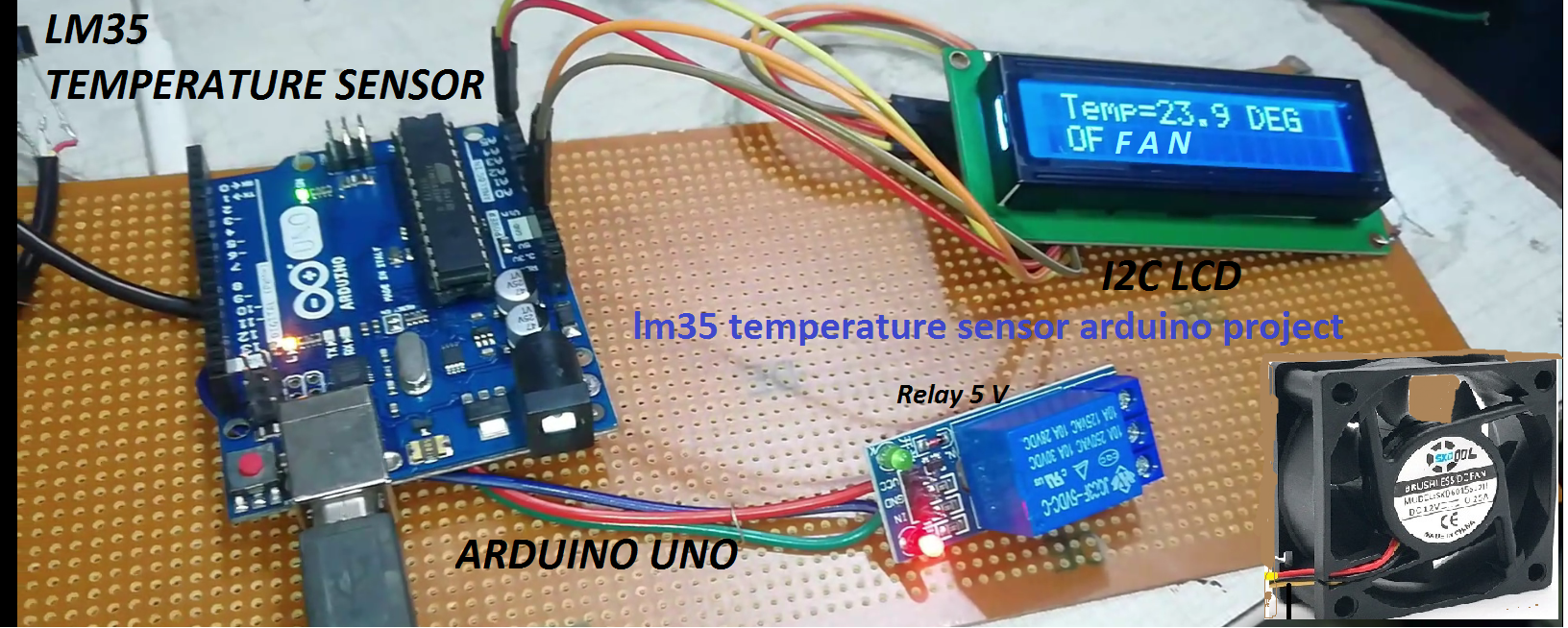 lm35 temperature sensor arduino project