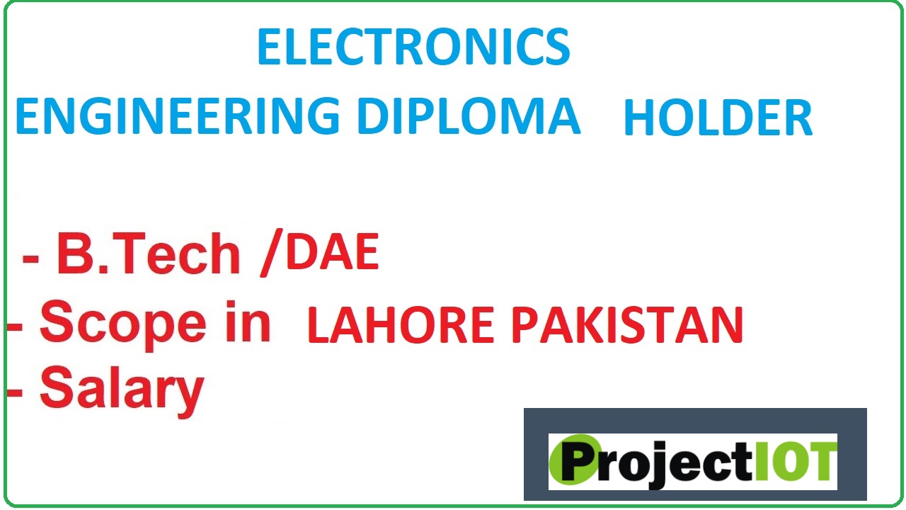 jobs for electronics engineering diploma holder