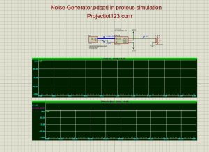 Noise generator pdsprj in proteus simulation 