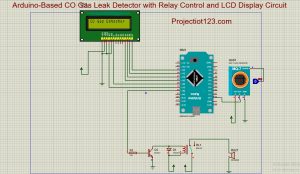 CO Gas Leak Detector with Arduino circuit Diagram