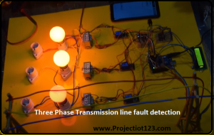 Three Phase Transmission line fault detection project,List of Electrical Engineering projects