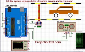 Toll Tax system Using Arduino Project,proteus arduino,arduino projects