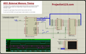 8051 interfacing with external memory in proteus 