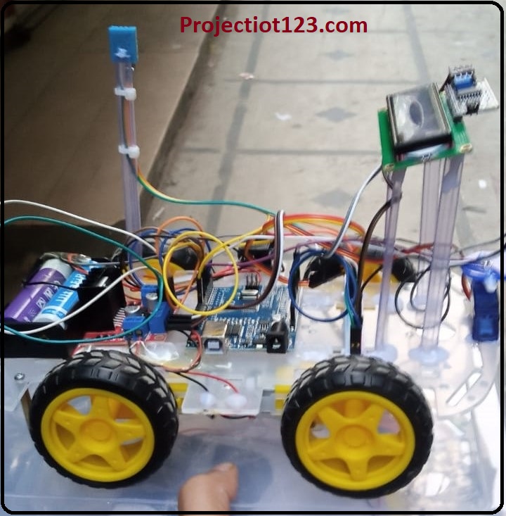 Obstacle avoiding robot with L298N using Arduino Project