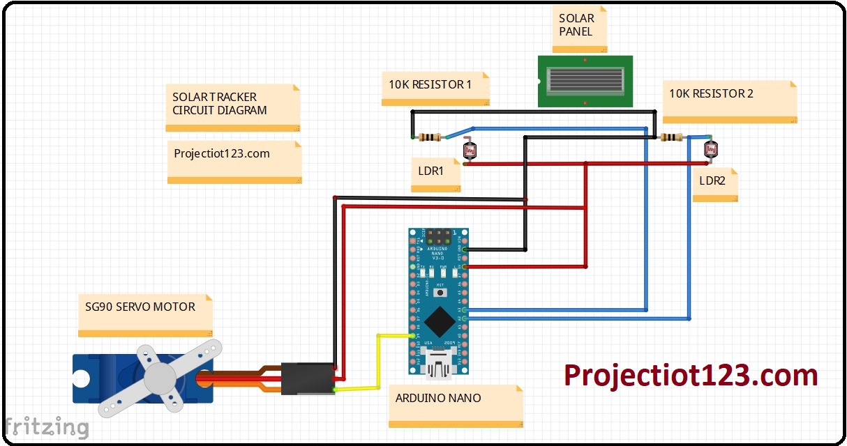 Solar Tracker Project Using Arduino 