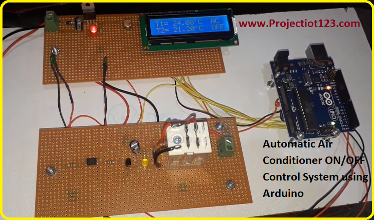 Automatic Air Conditioner ON/OFF Control System using Arduino
