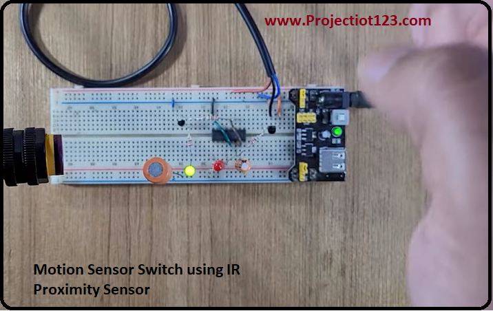 How to make Motion Sensor Switch using IR Proximity Sensor