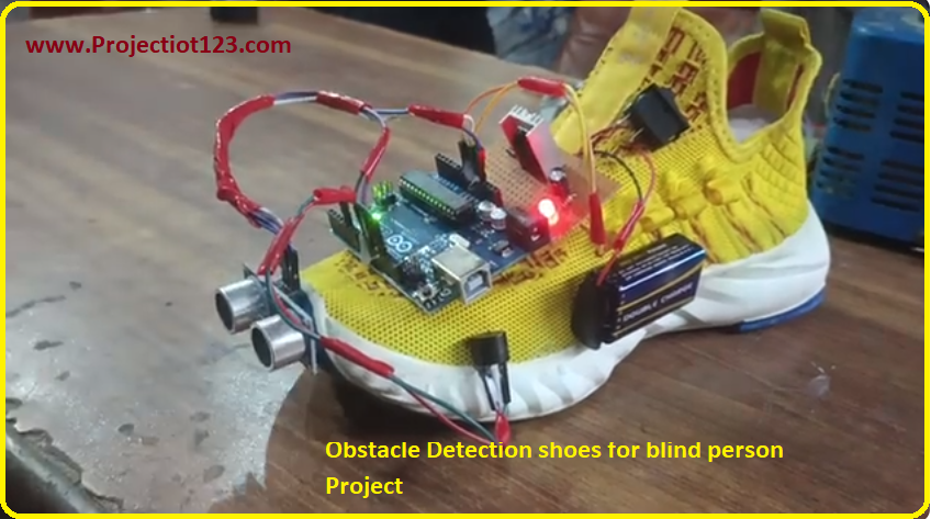 Obstacle Detection shoes for blind person Project