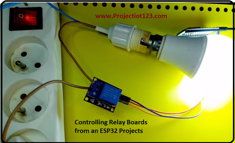 Controlling Relay Boards from an ESP32 Projects