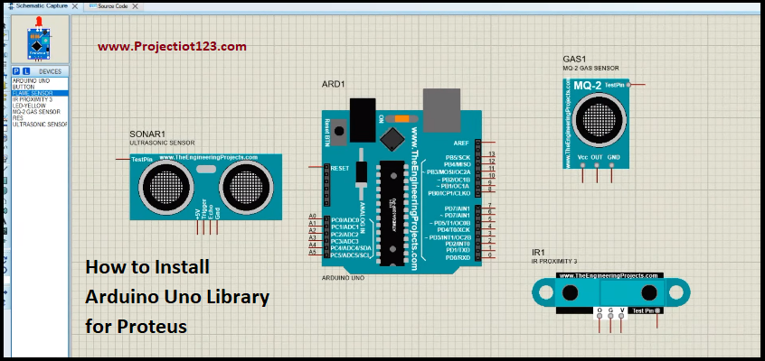 How to Install Arduino Uno Library for Proteus